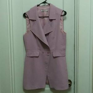 JustFab sleeveless blazer